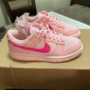 Nike Dunk Low (GS) "Triple Pink" Style(DH9765-600) New Box Athletic Shoes
